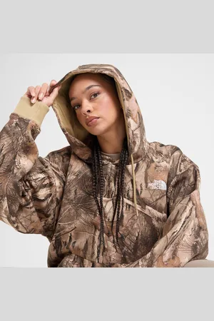 The North Face All Over Print Camo Overhead Hoodie