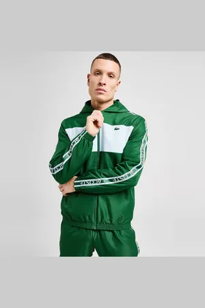 Lacoste Colour Block Taffeta Full Zip Hoodie