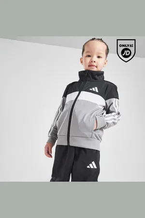 adidas Tiberio Full Zip Colour Block Tracksuit Children