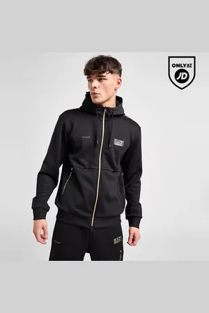 EA7 Natural Ventus Full Zip Hoodie