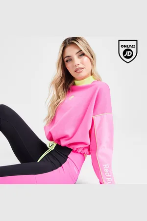 Red Run Activewear Twin Flame Crop Sweatshirt