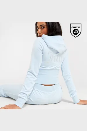 Juicy Couture Corset Velour Full Zip Hoodie