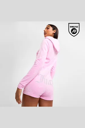Juicy Couture Diamante Velour Romper Suit