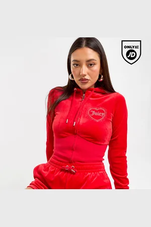 Juicy Couture Corset Velour Full Zip Hoodie