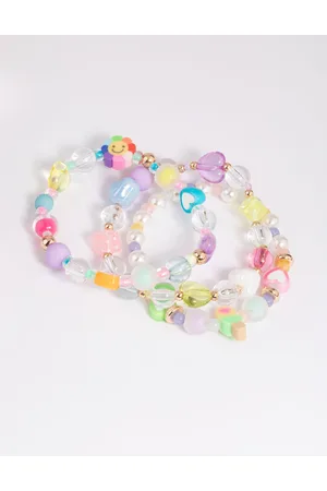 Lovisa Kids Pastel 90s Strech Bracelet Pack