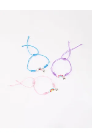 Lovisa Kids Rainbow BFF Stretch Bracelet Pack