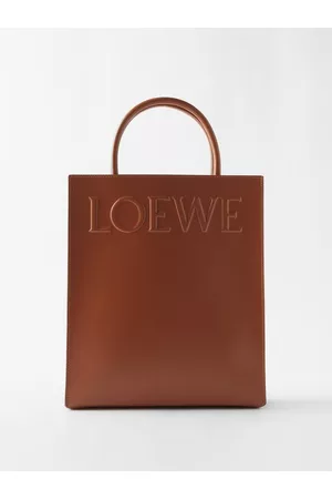 Loewe Paula's Ibiza Petal Basket Leather-trimmed Raffia Tote Bag - Tan