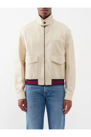 GUCCI Reversible Suede-Trimmed Ripstop and Cotton-Blend Blouson Jacket for  Men