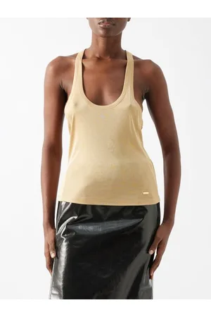 Ribbed Cotton and Modal-Blend Tank Top