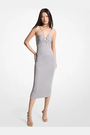 Jersey stretch cutout midi dress - Michael Kors Collection - Women