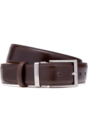 Tommy Hilfiger Ettore Men Leather Non Reversible Belt - Black: Buy