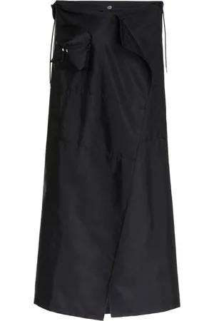 Prada Draped Gabardine Raincoat - - IT 38 - Moda Operandi