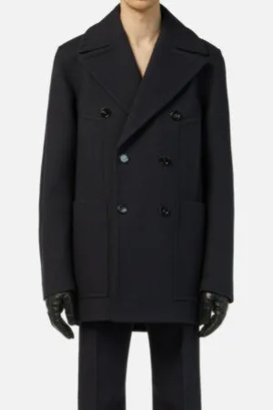 Bottega Veneta Double-Breasted Cocoon Caban Coat - Moda Operandi