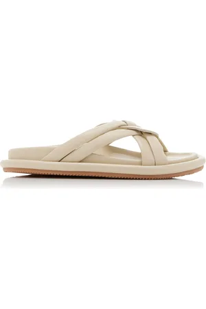 Moncler Bell Soft Leather Sandals - - IT 37 - Moda Operandi