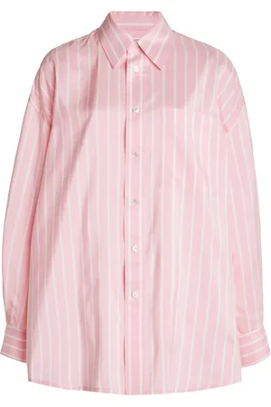 Bottega Veneta Striped Silk Button-Down Shirt - - IT 42 - Moda Operandi
