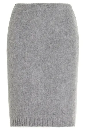 Prada Cashmere Mini Skirt - - IT 38 - Moda Operandi