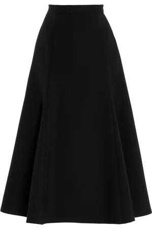 Carolina Herrera Stretch-Wool Midi Skirt - - US 12 - Moda Operandi