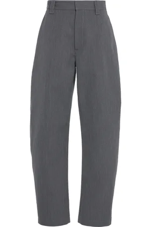 Bottega Veneta Wool-Cotton Tapered Trousers - - IT 38 - Moda Operandi