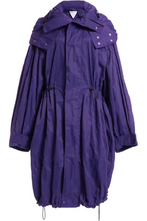 Bottega Veneta Resinated Metal Twill Parka - - XS - Moda Operandi