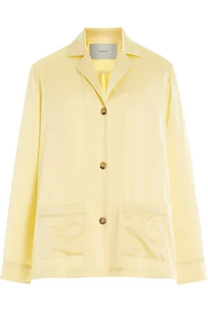 ASCENO The Beverly Silk-Charmeuse Shirt - - XS - Moda Operandi