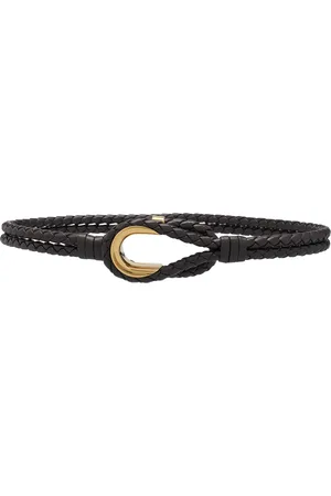 Bottega Veneta Intreccio Leather Belt - - 70 cm - Moda Operandi
