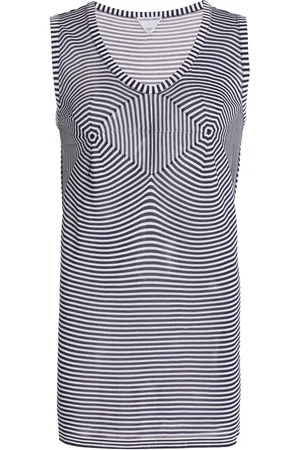 Bottega Veneta Striped Knit Tank Top - - XS - Moda Operandi