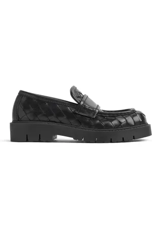 Bottega Veneta Haddock Intrecciato Leather Loafers - - IT 37 - Moda Operandi