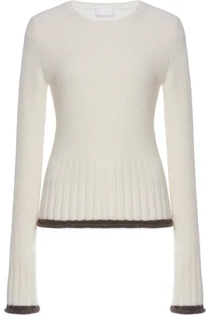 Moncler Knit Alpaca Wool-Blend Sweater - - S - Moda Operandi
