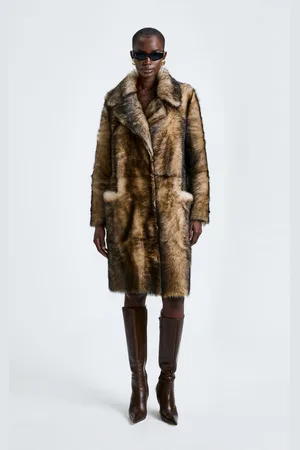 Nour Hammour Evita Shearling Coat - - FR 40 - Moda Operandi