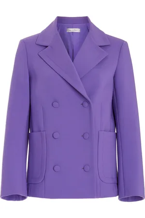 Oscar de la Renta Stretch-Wool Jacket - - US 0 - Moda Operandi