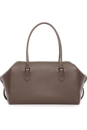 The Row E/W Leather Bowling Bag - - OS - Moda Operandi