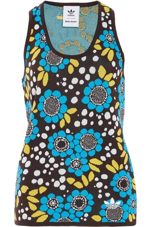 adidas Floral Knit Tank Top - - XS - Moda Operandi