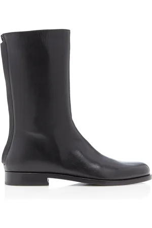Bottega Veneta Achille Leather Boots - - IT 36 - Moda Operandi