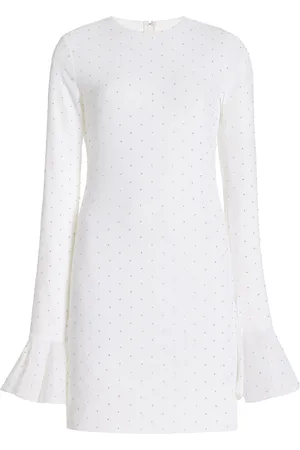 ROTATE Pearl-Embellished Jersey Mini Dress - - EU 36 - Moda Operandi