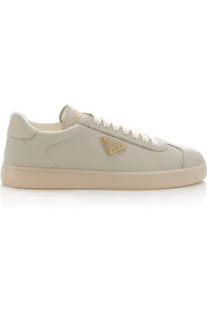 Prada Lane Low Top Suede Sneakers - - IT 36 - Moda Operandi