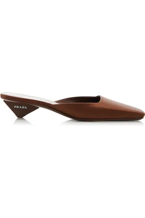 Prada Satin Mules - - IT 37.5 - Moda Operandi