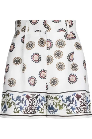 Silvia Tcherassi Arenit High-Rise Linen Shorts - - XXS - Moda Operandi