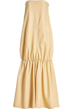 Proenza Schouler Margot Strapless Leather Maxi Dress - - US 0 - Moda Operandi