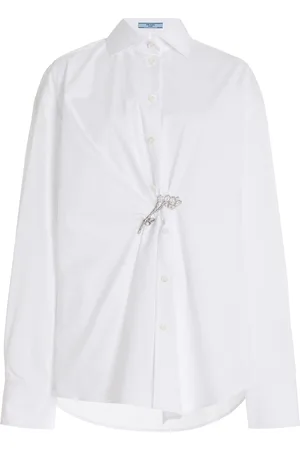 Prada Poplin Shirt - - IT 36 - Moda Operandi