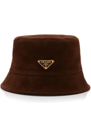 Prada Suede Bucket Hat - - S - Moda Operandi