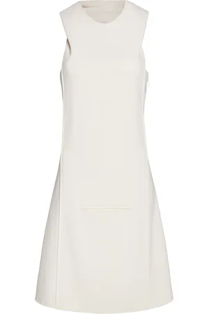 Courrèges Oblique Space Hooded Crepe Mini Dress - - FR 34 - Moda Operandi