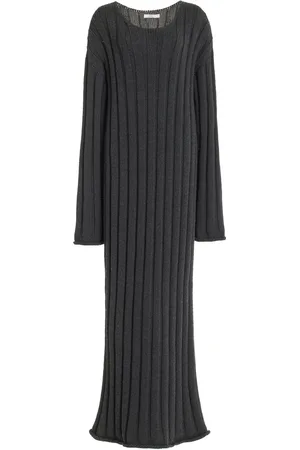 The Row Danielas Ribbed-Knit Wool-Blend Maxi Dress - - M - Moda Operandi