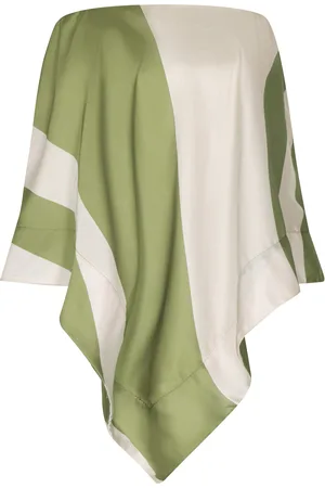 Andres Otalora Luana Strapless Satin Scarf Top - - US 10 - Moda Operandi