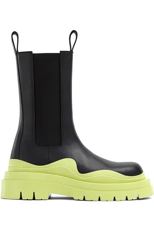 Bottega Veneta The Tire Leather Boots - - IT 39.5 - Moda Operandi