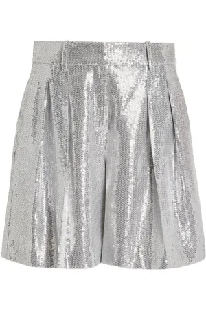 Michael Kors Pleated Sequin Shorts - - US 2 - Moda Operandi
