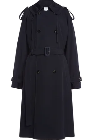 Bottega Veneta Wool Gabardine Trench Coat - - IT 40 - Moda Operandi