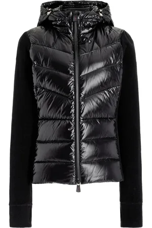 Moncler Down Fleece Hooded Cardigan - - XS - Moda Operandi