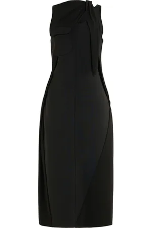 Courrèges Knot Tailored Wool Maxi Dress - - FR 34 - Moda Operandi