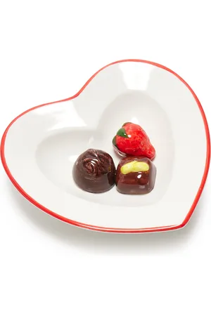 Moda Domus Trompe l’Oeil Ceramic Heart Dish - - Moda Operandi