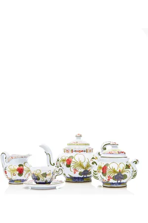 Moda Domus Carnation Porcelain Tea Set (17 PC) - - Moda Operandi